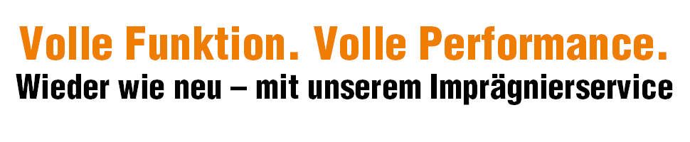 Schrift Imprägnierserive