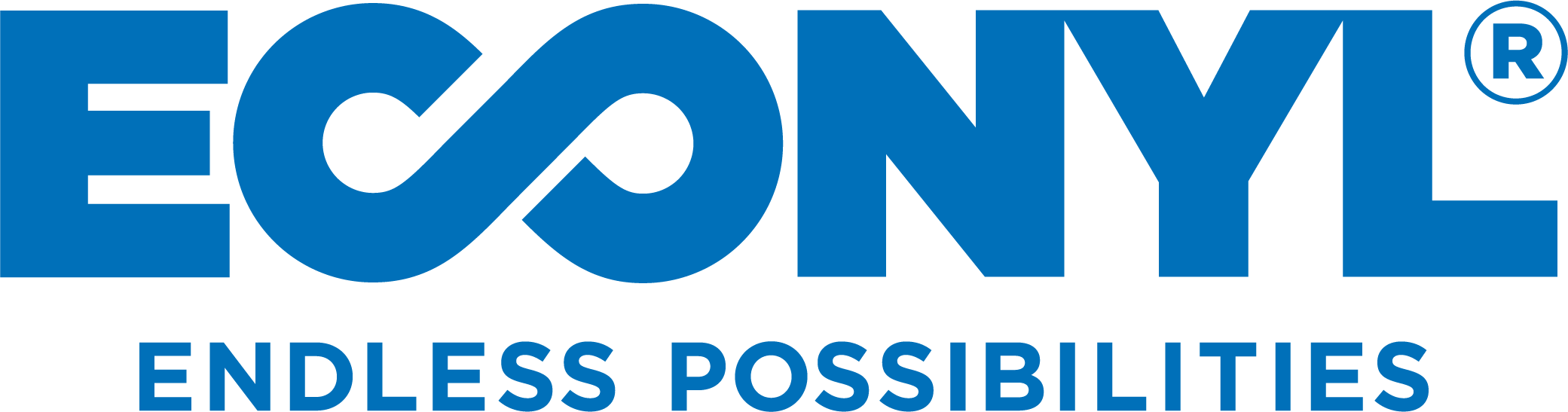 ECONYL LogoStrapline Primary Blue CMYK