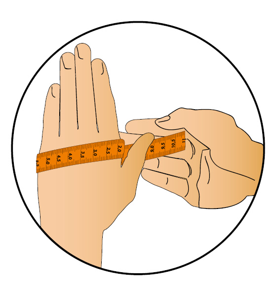 ZIENER Hand richtig messen