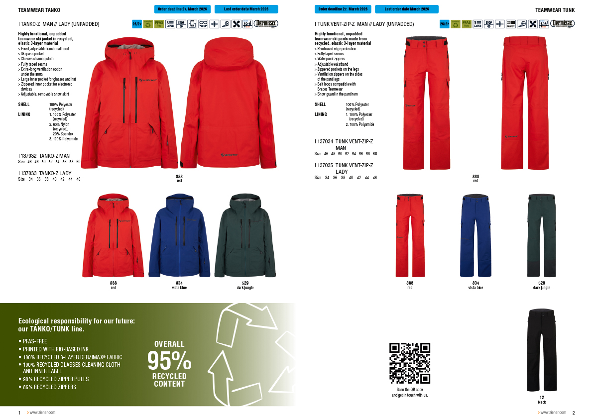 ZIENER TW W2627 Farbuebersicht Kollektion Tanko Tunk A4 EN