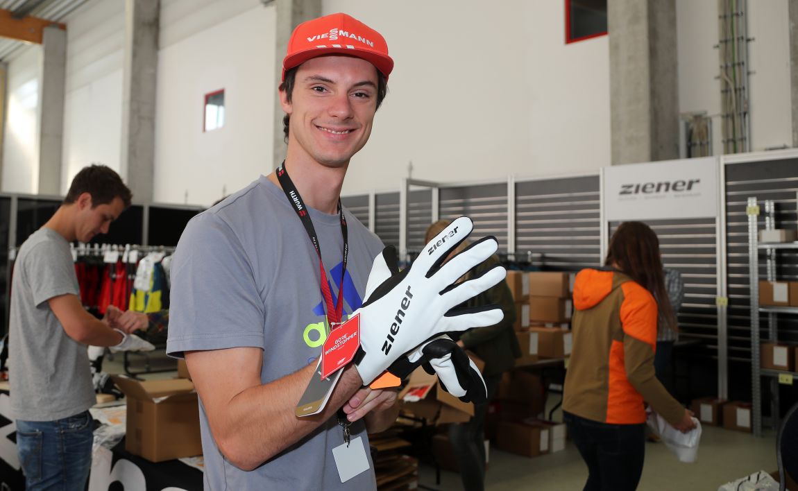 ZIENER bei der Einkleidung des Deutschen Skiverbands